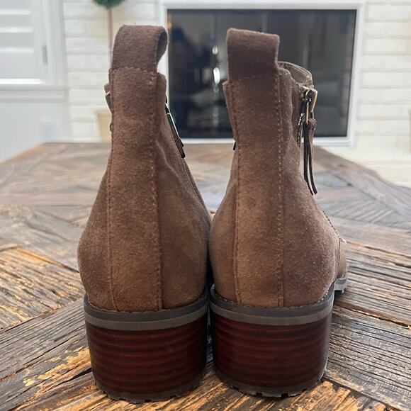 NWOT Blondo Samara Waterproof Bootie Dark Taupe - Sz 8.5 - Picture 4 of 8